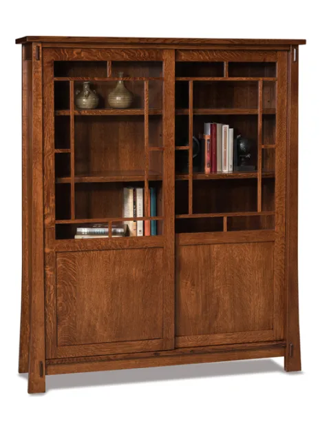 Modesto 8 Shelf, 2 Door Bookcase
