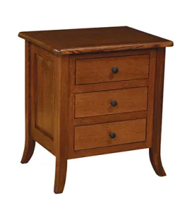 Galveston 3 Drawer Night Stand