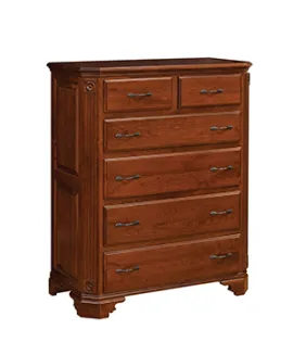 Georgian 6 Drawer Chest