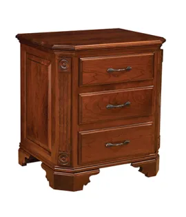 Georgian 3 Drawer Night Stand