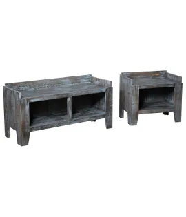 Gold Mine Boot Bench