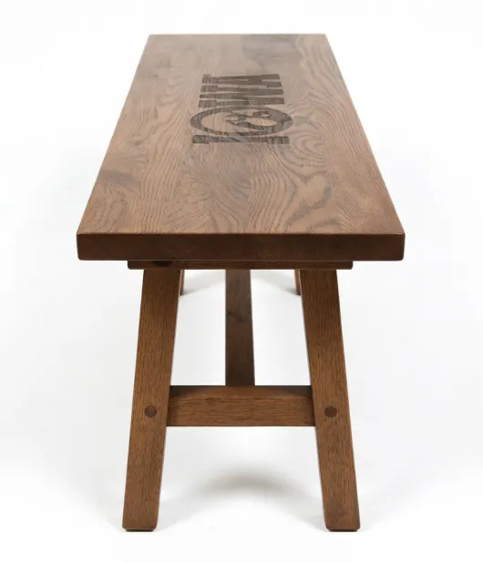 Grove Bench 60" Laser Engraved (Iowa 104 Logo) - QUICK SHIP - 30% Off or Best Offer