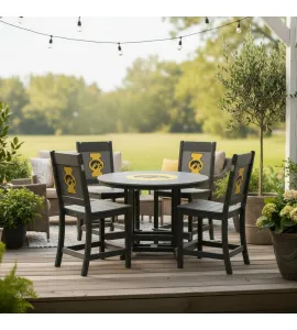 Poly Vinyl Iowa Hawkeye Bar Table - QUICK SHIP - 10% Off or Best Offer