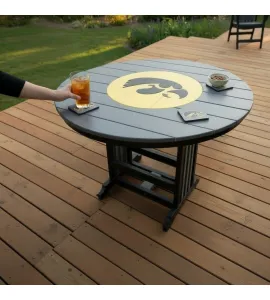Poly Vinyl Iowa Hawkeye Bar Table - QUICK SHIP - 10% Off or Best Offer