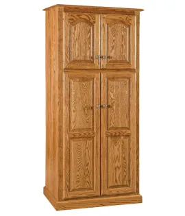 32&quot; Lux Traditional 4-Door Pantry Cabinet