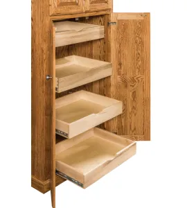 32" Lux Traditional 4-Door Pantry Cabinet