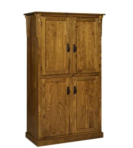 Spicy Mission 4 Door Pantry Cabinet