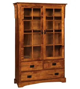 XLarge Mission Bookcase with Drawers