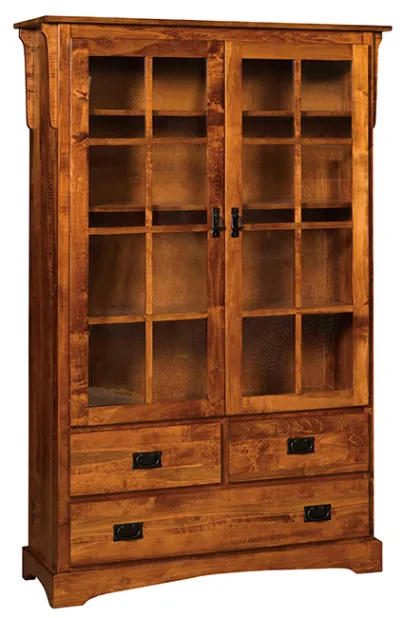 XLarge Mission Bookcase with Drawers