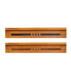 Midway Mission 2 Door Bookcase with Seedy Glass