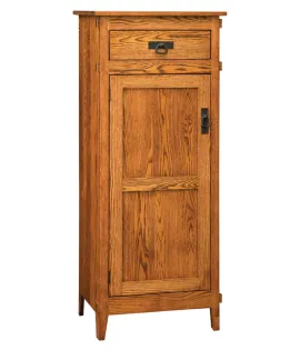 Deluxe Mission One Door, One Drawer Jelly Cupboard