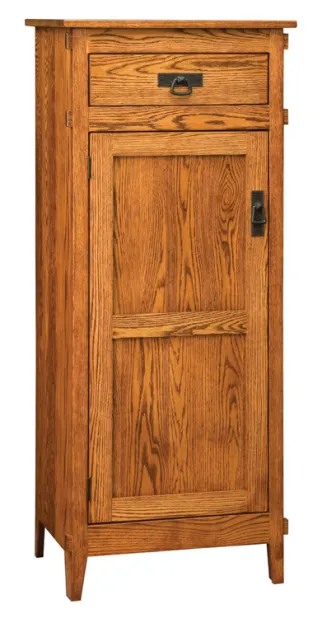 Deluxe Mission One Door, One Drawer Jelly Cupboard
