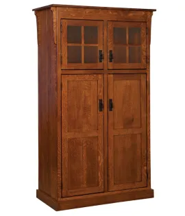 Heritage Mission 4-Door Pantry Cabinet