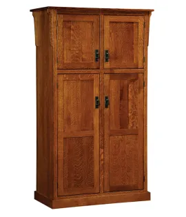 42&quot; Mission 4-Door Pantry Cabinet