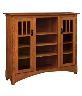 48&quot; Deluxe Mission Bookcase with Doors