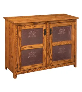 Mission with Copper Inserts Pie Safe