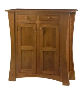 Arts &amp; Crafts with Reverse Panels Storage Cabinet