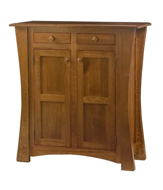 Arts & Crafts with Reverse Panels Storage Cabinet