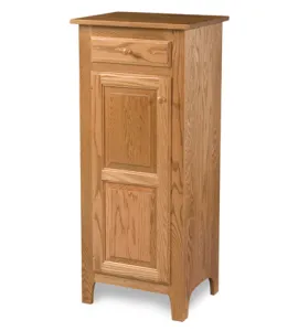 Classic Style 1-Door 2-Raised Panel with Drawer Pie Safe