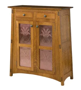 McCoy with Copper Panels Storage Cabinet