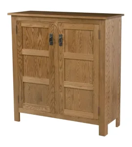 Mission Style 2-Door 3-Reverse Panel Pie Safe