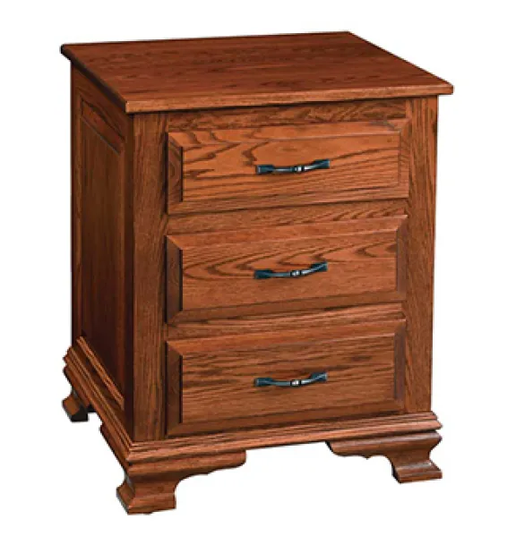 Heritage 3 Drawer Night Stand