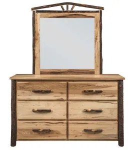 Hickory 6-Drawer Dresser