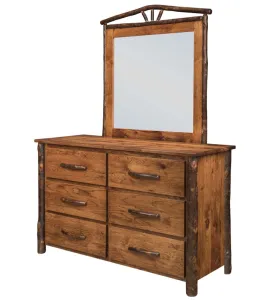 Hickory 6-Drawer Dresser
