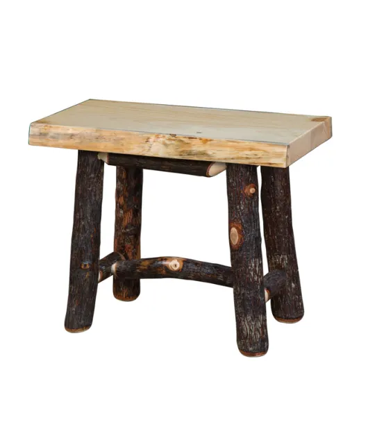 24" Live Edge Top Bench