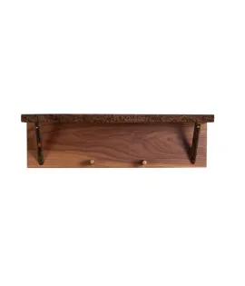 24&quot; Wall Shelf with 2 Hooks