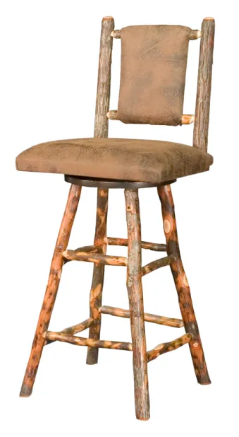 24" Westville Bar Stool with Fabric Seat & Back