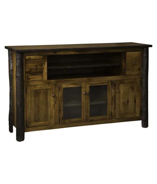 60" Hickory TV Cabinet