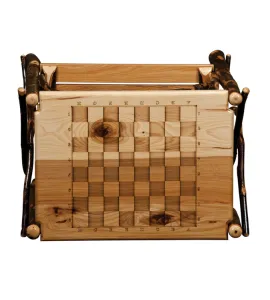 Checkerboard End Table