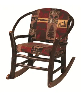 Child Hoop Rocker in Fabric Seat &amp; Back