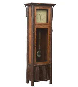 Old Country Grandfather Clock with Pendulum