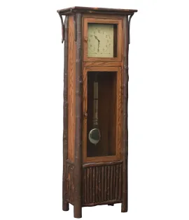 Old Country Grandfather Clock with Pendulum