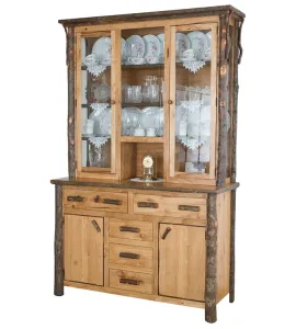 Hickory 2-Piece Hutch