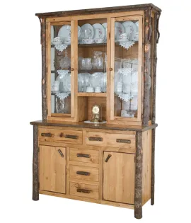 Hickory 2-Piece Hutch