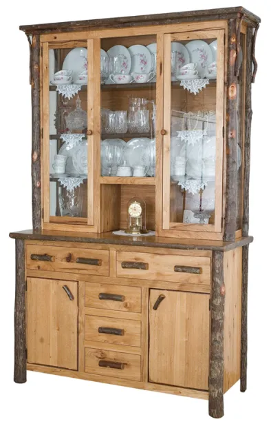 Hickory 2-Piece Hutch