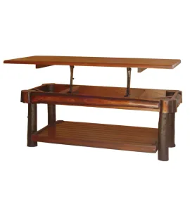 Hickory Coffee Table Solid Lift Top