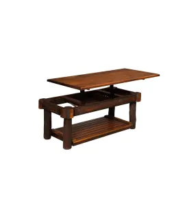 Hickory Coffee Table Solid Lift Top