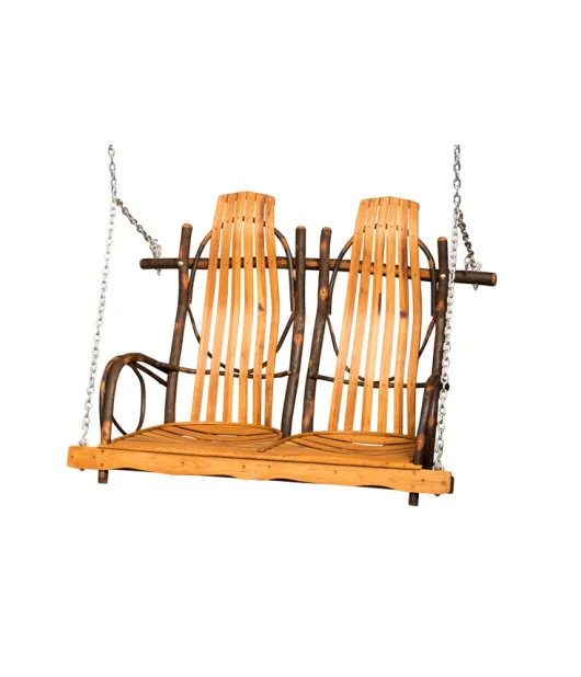 Hickory Double Rocker Style Swing