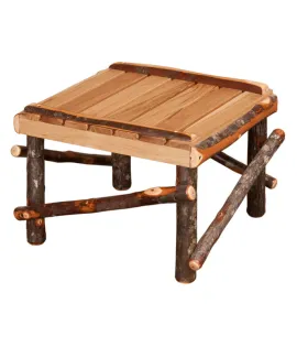 Hickory Footstool - Large