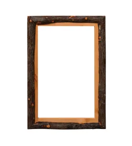 Hickory Framed Mirror