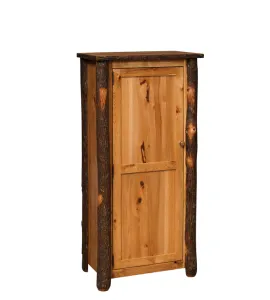 Hickory Jelly Cupboard with Wood Door