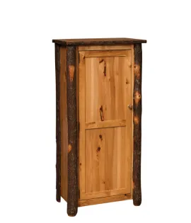 Hickory Jelly Cupboard with Wood Door