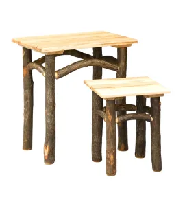Hickory Nesting Table