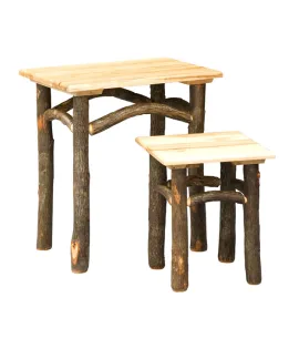 Hickory Nesting Table