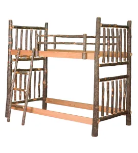 Hickory Twin Bunk Bed