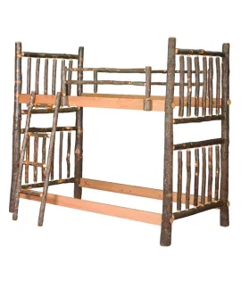 Hickory Twin Bunk Bed
